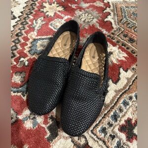 Birdies The Starling Black Woven Loafers, Women’s 9